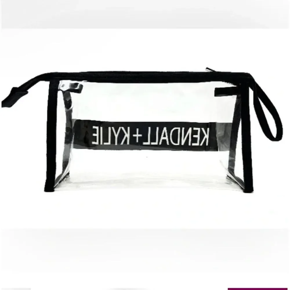 KENDALL + KYLIE NWOT CLEAR COSMETIC POUCH